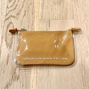 Rare Louis Vuitton Mustard Yellow Cream Pouch Bag